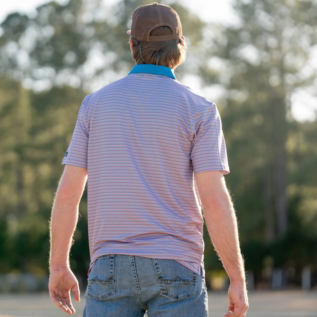 Rusty Microstripe Polo