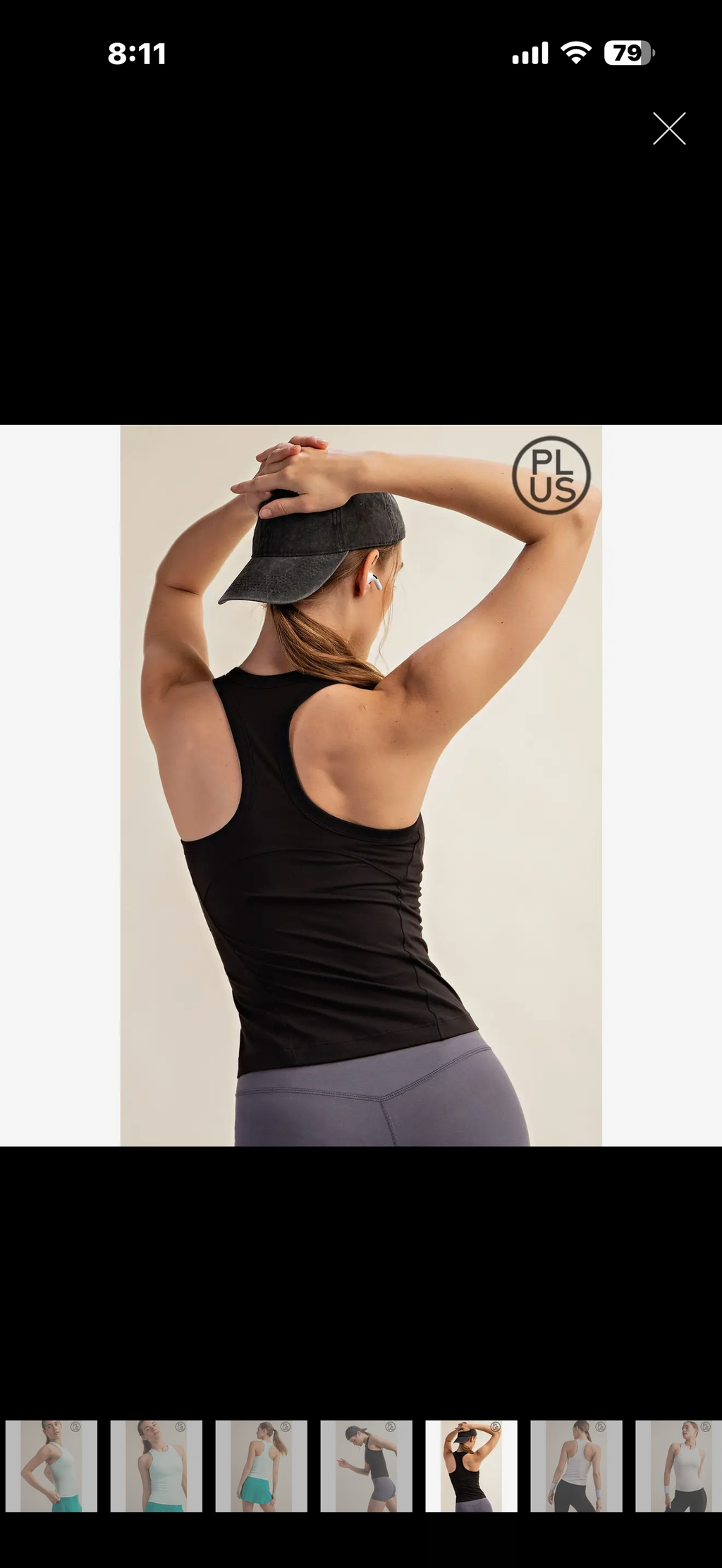 Butter Sleeveless Racer Back Top