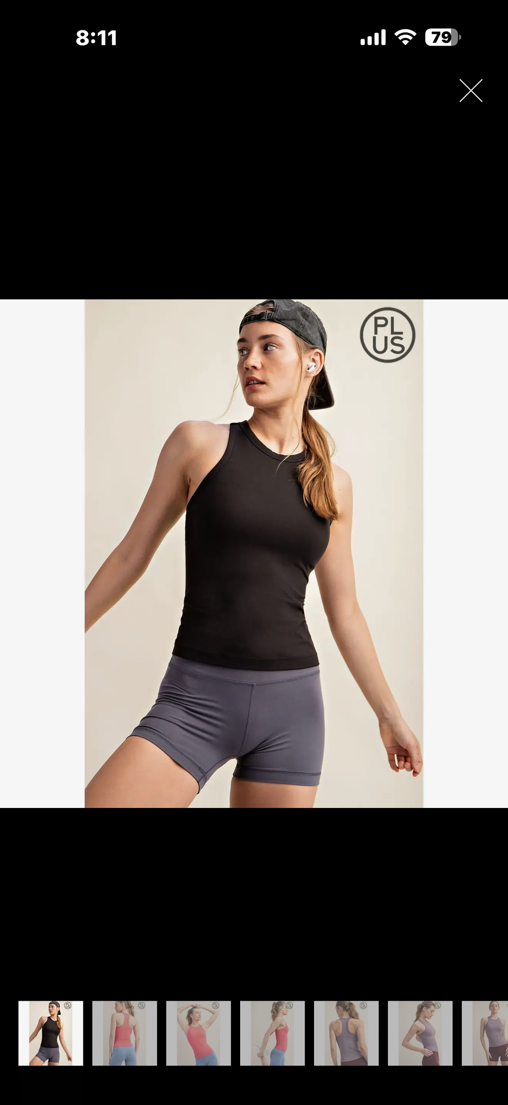 Butter Sleeveless Racer Back Top