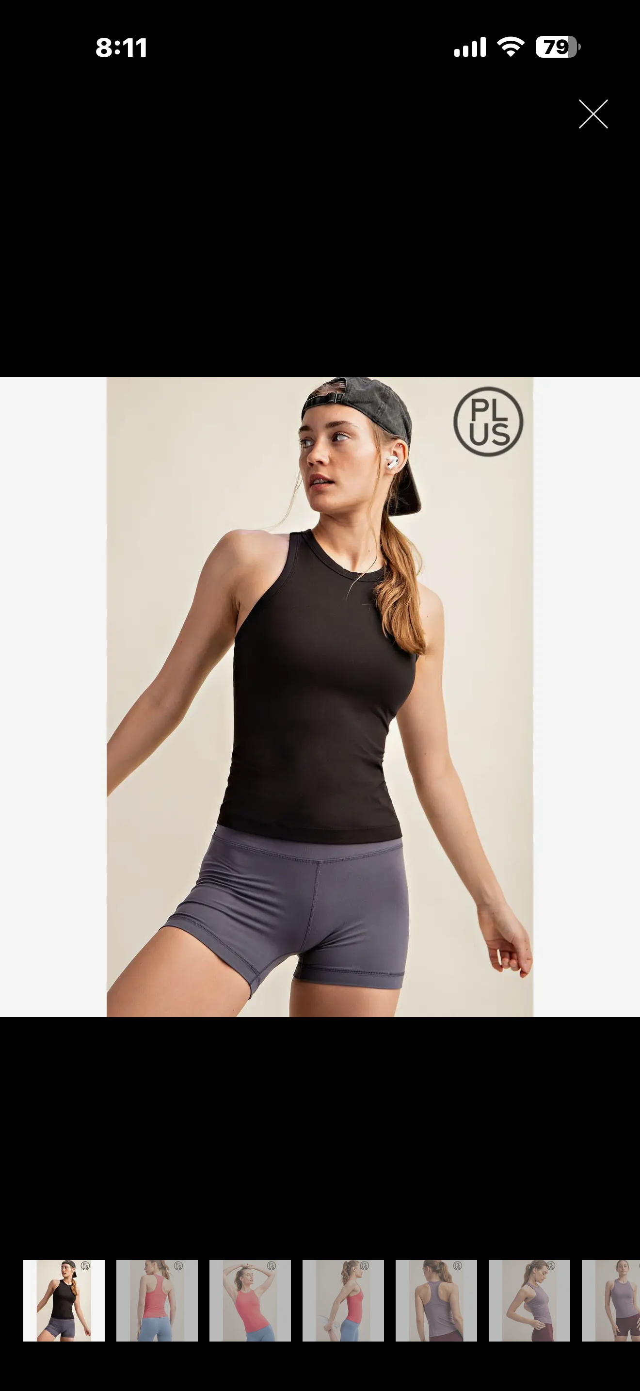 Butter Sleeveless Racer Back Top