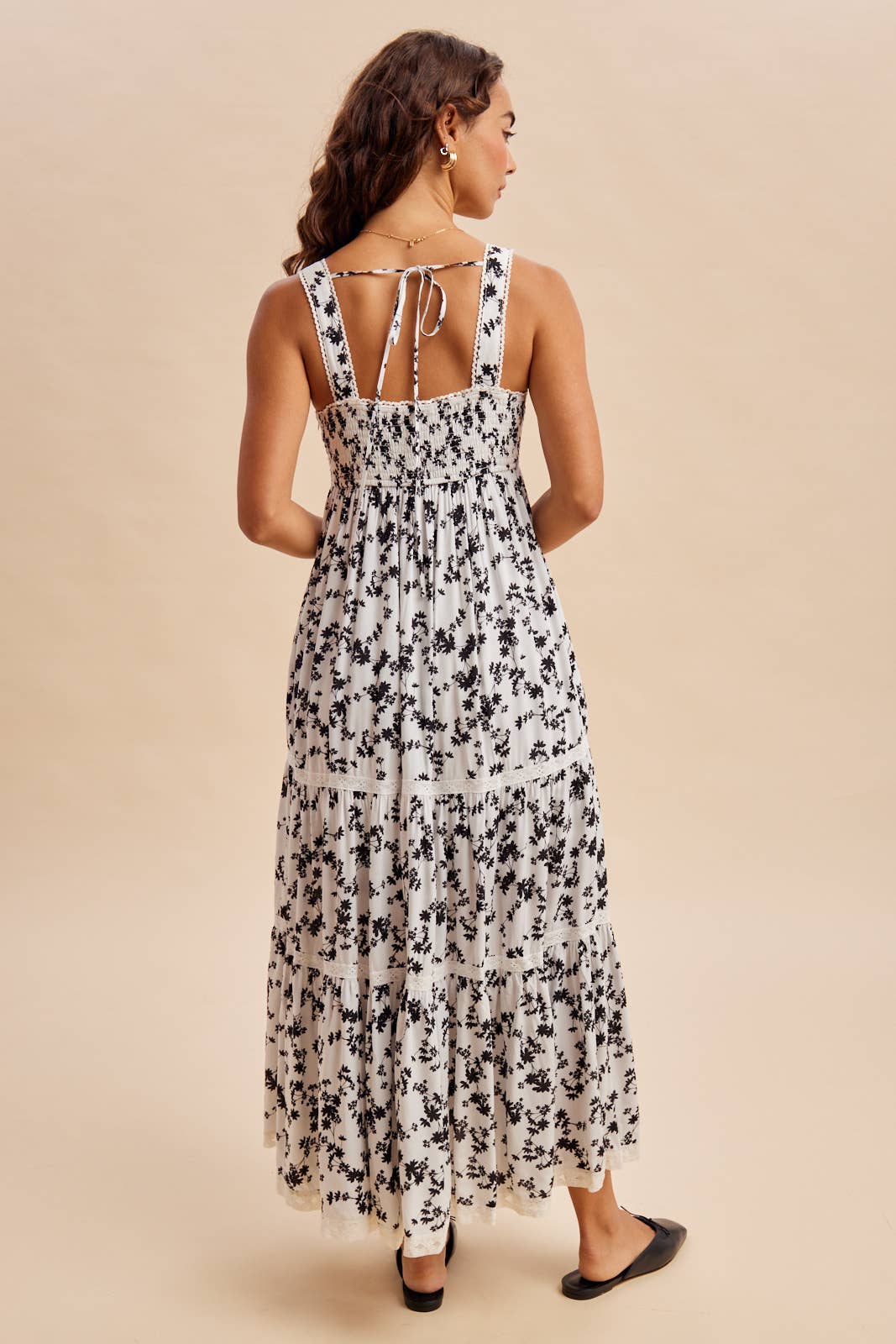FLORAL PRINT MAXI DRESS