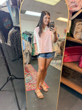 Mixed Stripe Top