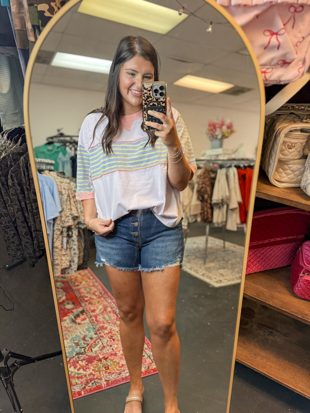 Washed Stripe Top 🤩