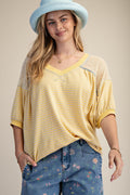 Sunny Side Stripes Top
