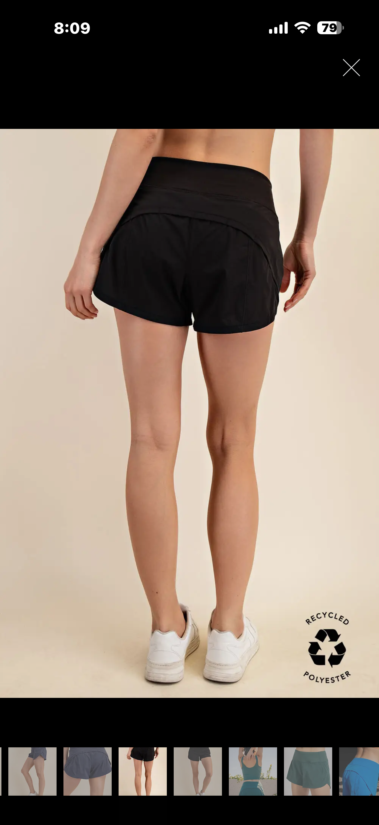 Black Active Shorts