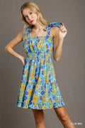 Spring Picnic Floral Dress