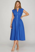 Blue Skies Midi Dress