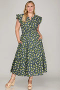 The Evergreen Bloom Maxi