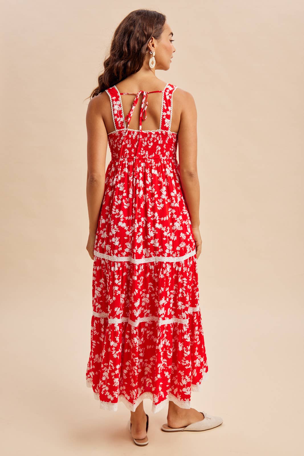 FLORAL PRINT MAXI DRESS