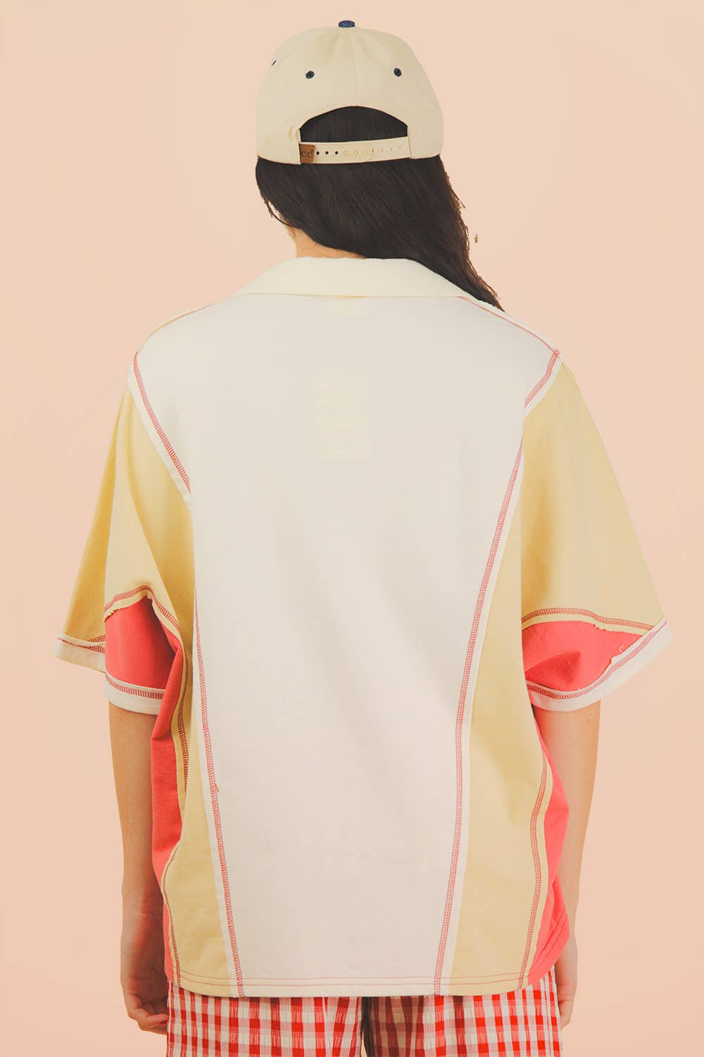 Oversized Dolman Sleeve Color Block Top